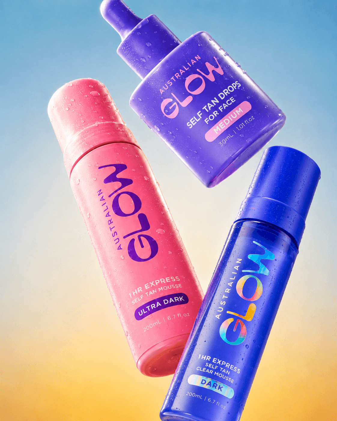Summer Club towel — sunset gradient composition