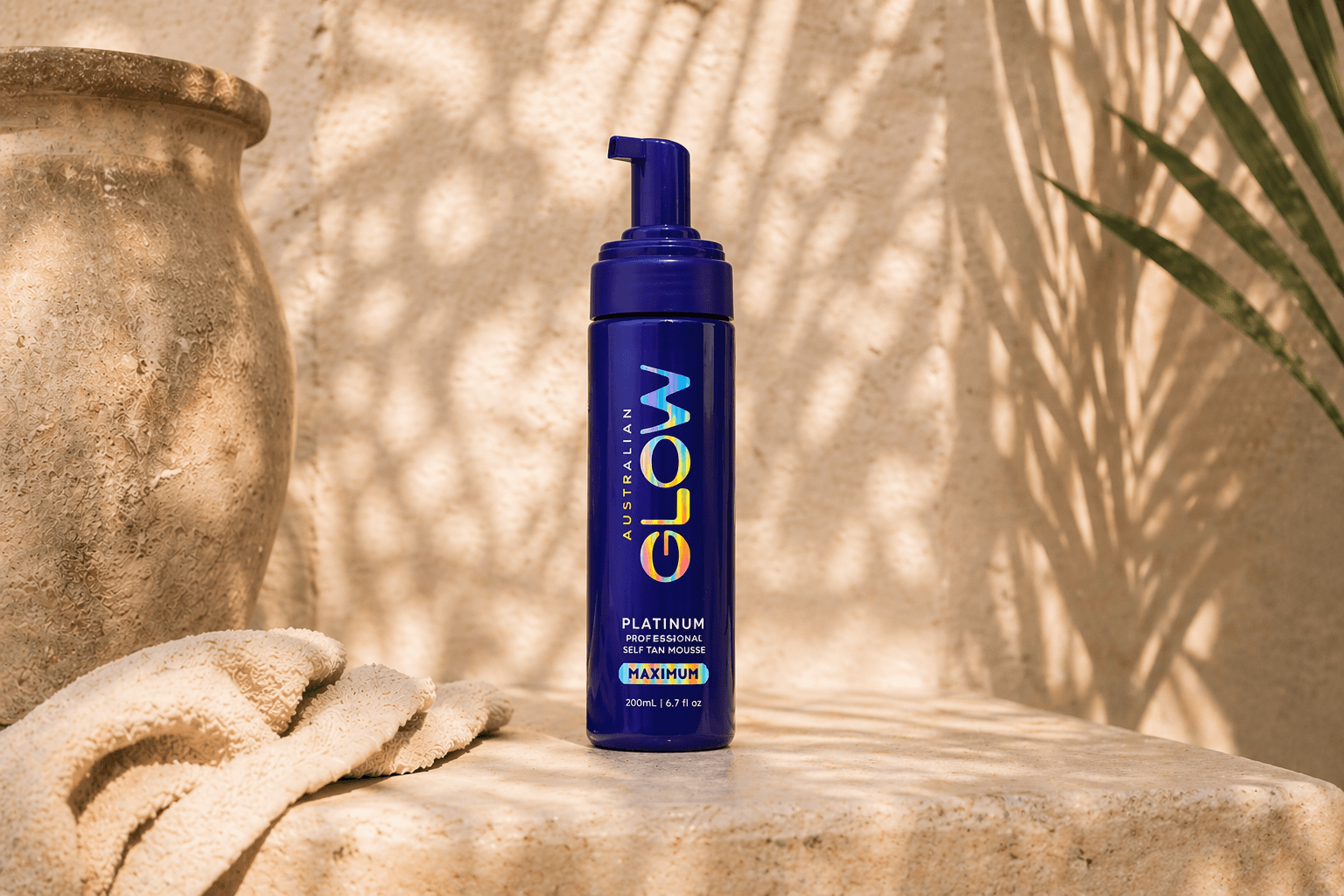 Australian Glow campaign — soft bronze